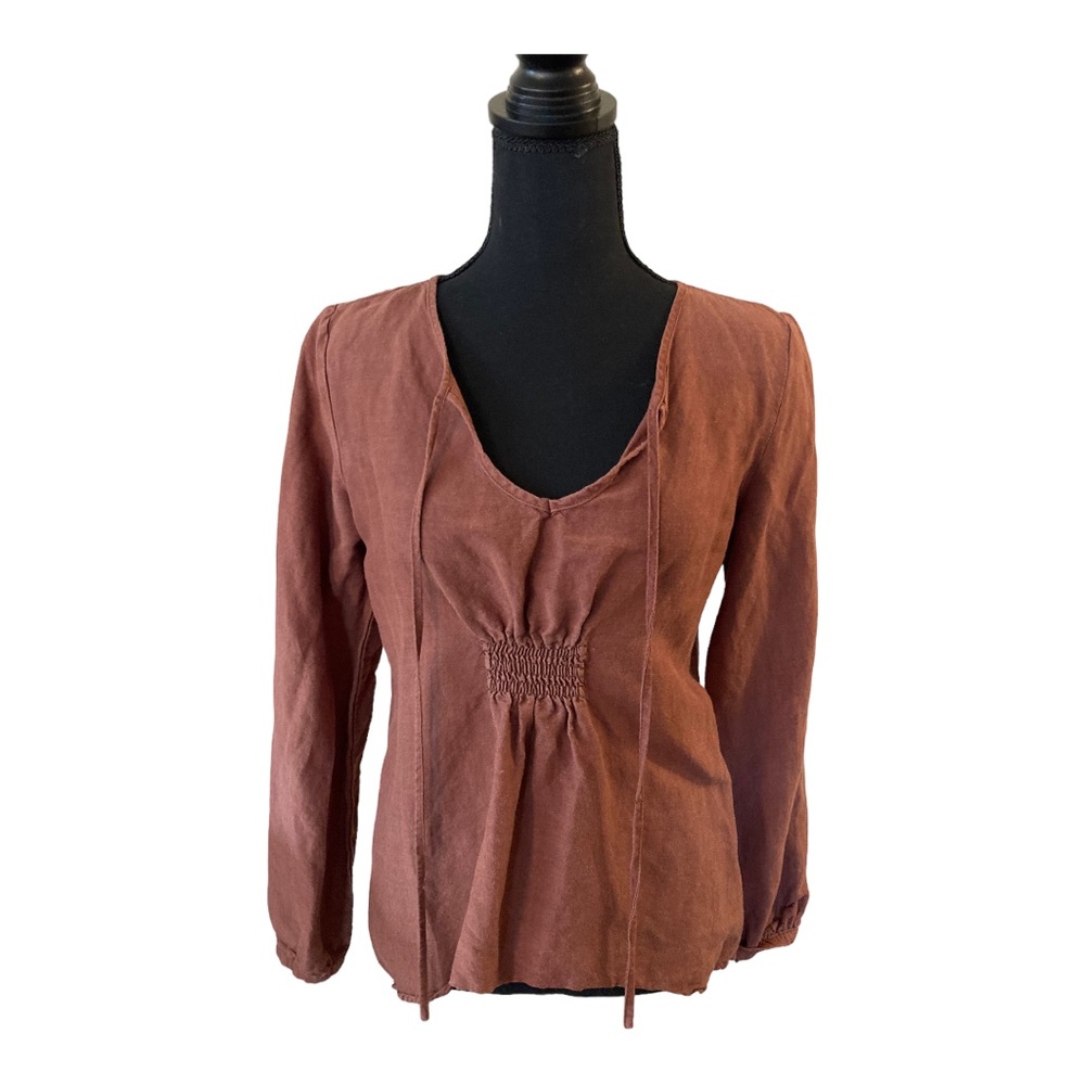 Miss Lili Rust Blouse